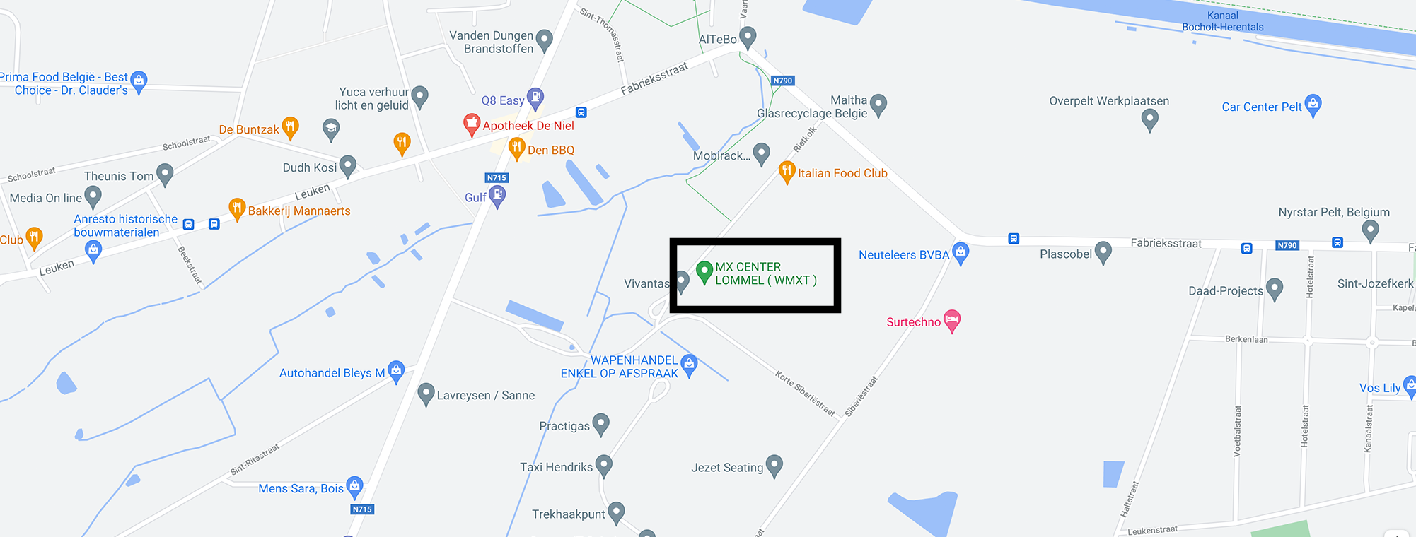 Location MXcenter Location MXccenter